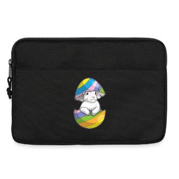 Hase Ostern Osterei - Laptoptasche 13" - Schwarz - Vorne
