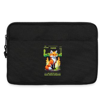 Der schlaue Fuchs vom Land - Laptoptasche 13" - Schwarz - Vorne