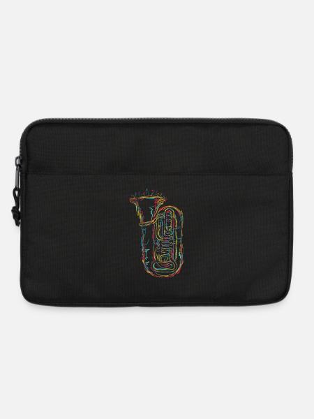 Tuba Skizze - Laptoptasche 13" - Schwarz