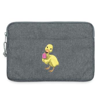 Duck Popsicles - Laptop bag 13" - heather grey - Front