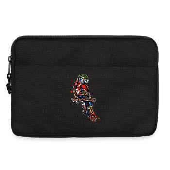 Papagei Tier Vogel Tierliebhaber Zootiere Haustier - Laptoptasche 13" - Schwarz - Vorne