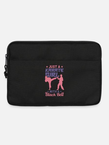 Karate Mädchen - Laptoptasche 13" - Schwarz