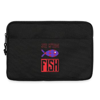 HUMOR. FISH. SARDINE. APRIL FOOL - Laptop bag 13" - black - Front