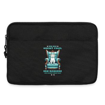 Cat Queen - Laptop bag 13" - black - Front