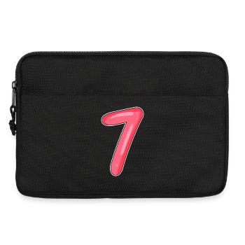 Number Seven - Number 7 Number - Laptop bag 13" - black - Front