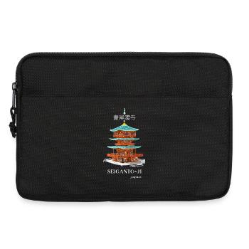 Japan, Seiganti-ji Pagoda, World Heritage Drawing - Laptop bag 13" - black - Front