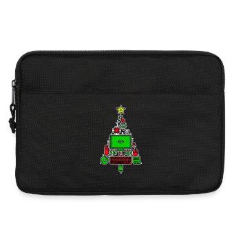 Code Debug Skripting Developer Computerfreak - Laptoptasche 13" - Schwarz - Vorne