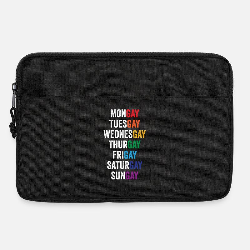 LGBT Pride Month - Mongay, Dienstag... - Laptoptasche 13" - Schwarz