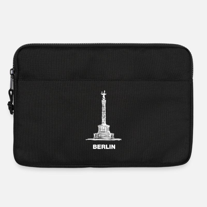Berlin - Siegessäule/Goldelse - Laptoptasche 13" - Schwarz