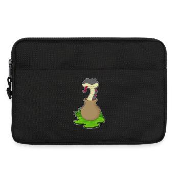Schlange Vase - Laptoptasche 13" - Schwarz - Vorne