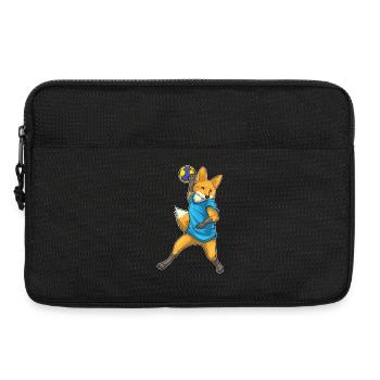 Fuchs Handball Player Handball - Laptop bag 13" - black - Front