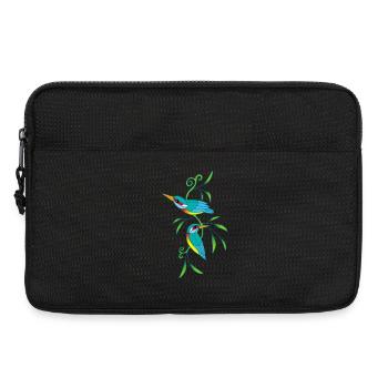 Oiseaux et nature - Sacoche pour ordinateur portable 13 pouces - noir - Devant