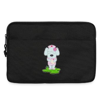 Infirmière canine - Sacoche pour ordinateur portable 13 pouces - noir - Devant