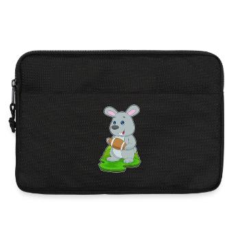 Sports de football américain Rabbit - Sacoche pour ordinateur portable 13 pouces - noir - Devant