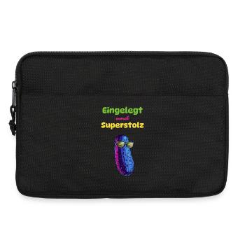 Pickled and super proud - Laptop bag 13" - black - Front