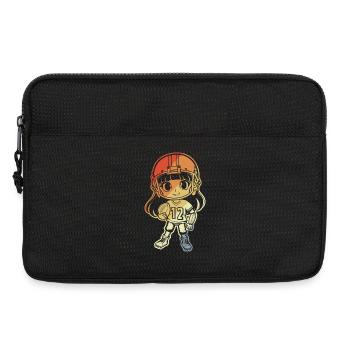 Little football player - Laptop bag 13" - black - Front