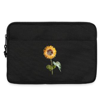 Sonnenblume - Aquarell - Laptoptasche 13" - Schwarz - Vorne