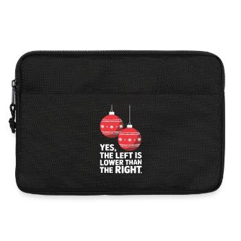 Lustiger Weihnachtsschmuck Humor - Laptoptasche 13" - Schwarz - Vorne