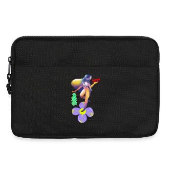 Vibe Good Flower Surf Art - Laptop bag 13" - black - Front