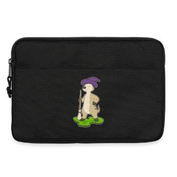 Balai sorcier suricate - Sacoche pour ordinateur portable 13 pouces - noir - Devant