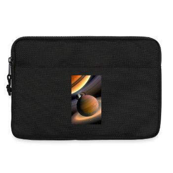 Celestial Ringed Planets Artwork - Laptop bag 13" - black - Front