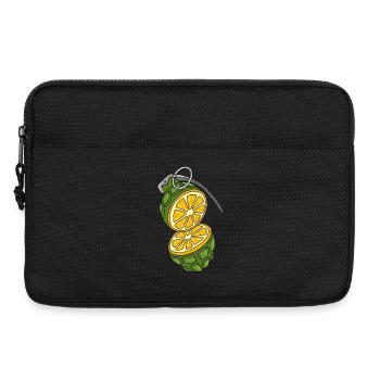 Tarnung einer Orange - Laptoptasche 13" - Schwarz - Vorne