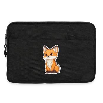 Fuchs - Laptoptasche 13" - Schwarz - Vorne
