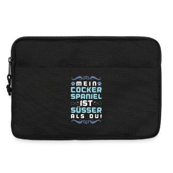 Cocker Spaniel Dog Dicton - Sacoche pour ordinateur portable 13 pouces - noir - Devant