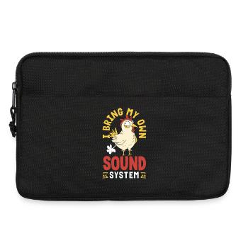 Public Fart Funny Inappropriate - Laptop bag 13" - black - Front