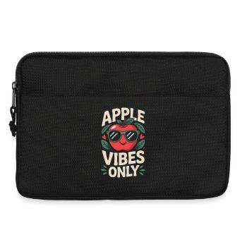 Apple Vibes Only Fall Autumn Apple Picking - Laptoptasche 13" - Schwarz - Vorne