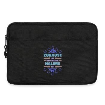 Vorname Halime - Laptoptasche 13" - Schwarz - Vorne