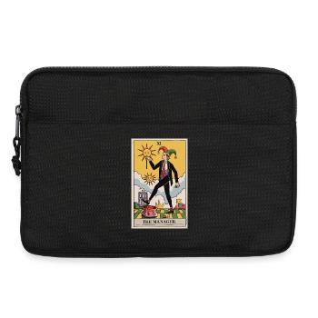 Der Manager Lustiges Tarotkarten-Design - Laptoptasche 13" - Schwarz - Vorne