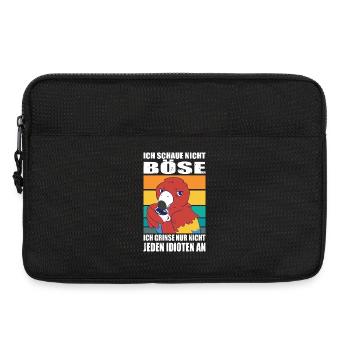Funny Sayings Fun Outfits Irony Sarcasm - Laptop bag 13" - black - Front
