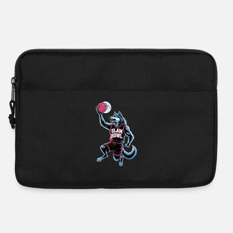 Slam Howl Basketball Wolf - Laptoptasche 13" - Schwarz