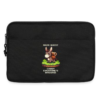 Donkey Quest: Carrying Ballast - Laptop bag 13" - black - Front