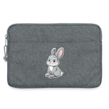 Hare - Laptop bag 13" - heather grey - Front