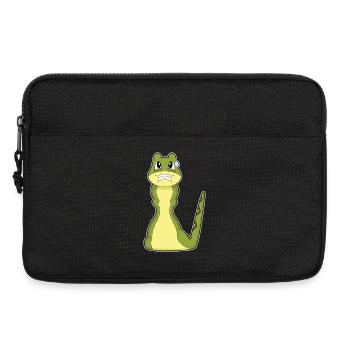 Jeu de société d’échecs serpent - Sacoche pour ordinateur portable 13 pouces - noir - Devant