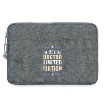 Einzige Doctor Limited Edition - Laptoptasche 13" - Grau meliert - Vorne