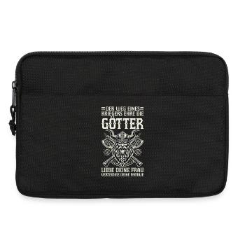 Wikinger Nordische Mythologie Götter - Laptoptasche 13" - Schwarz - Vorne