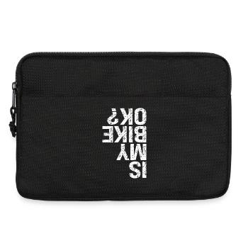 Is My Bike OK - Laptop bag 13" - black - Front