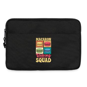 Macaron Französische Desserts - Laptoptasche 13" - Schwarz - Vorne