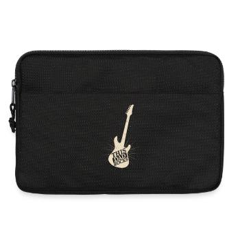 This Dad Rocks Rock Band Guitar Music - Laptoptasche 13" - Schwarz - Vorne