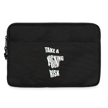 Take a Risk - Laptoptasche 13" - Schwarz - Vorne