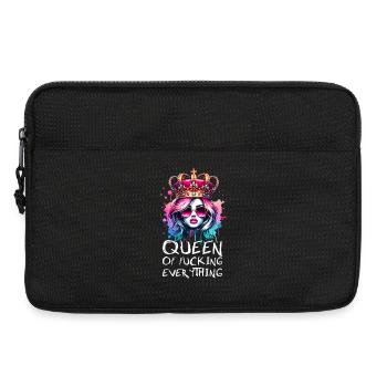 Königin Von Allem Mit Attitüde Und Stil - Laptoptasche 13" - Schwarz - Vorne