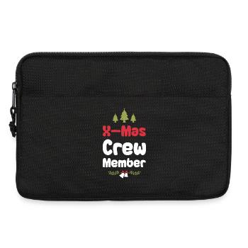 Membre de l’équipage de Noël - Sacoche pour ordinateur portable 13 pouces - noir - Devant