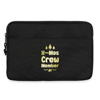 Membre de l’équipage de Noël - Sacoche pour ordinateur portable 13 pouces - noir - Devant