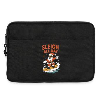 Schlitten-Ganztägiges Surfen am Weihnachtsfest - Laptoptasche 13" - Schwarz - Vorne