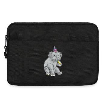 Elephant Birthday Toad - Laptop bag 13" - black - Front