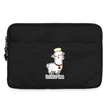 Innocence Lama ne l’a pas fait - Sacoche pour ordinateur portable 13 pouces - noir - Devant
