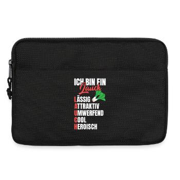 Gym BIN EIN LAUCH LÄSSIG ATTRAKTIV UMWERFEND - Laptoptasche 13" - Schwarz - Vorne